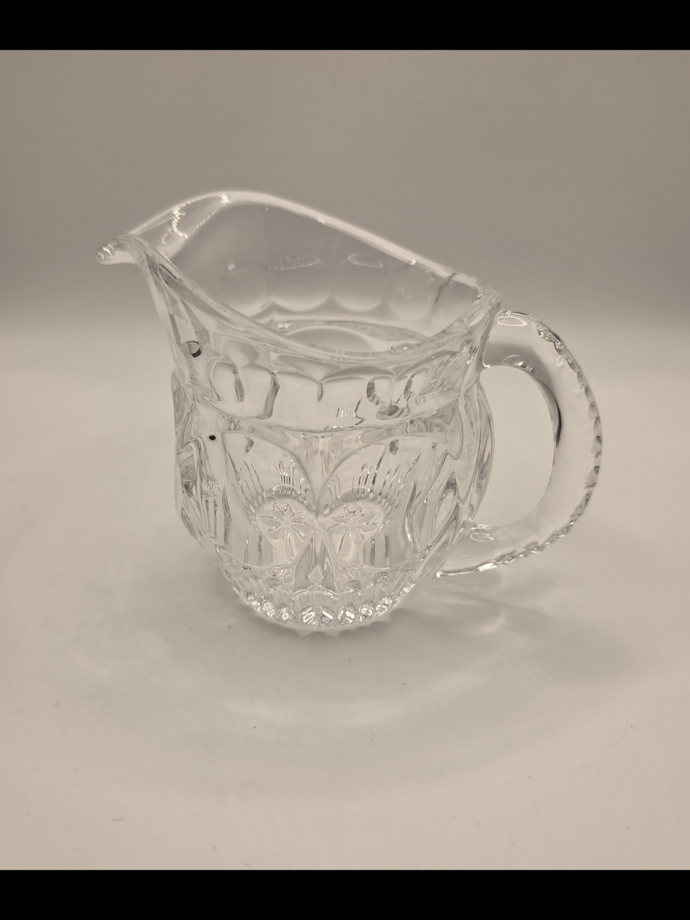 "Celeste" by Colony Mini Vintage Crystal Creamer